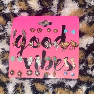 Good Vibes Earrings Variety Mixed Set